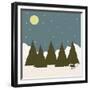 First Snowfall-Tammy Kushnir-Framed Giclee Print