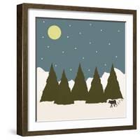 First Snowfall-Tammy Kushnir-Framed Giclee Print