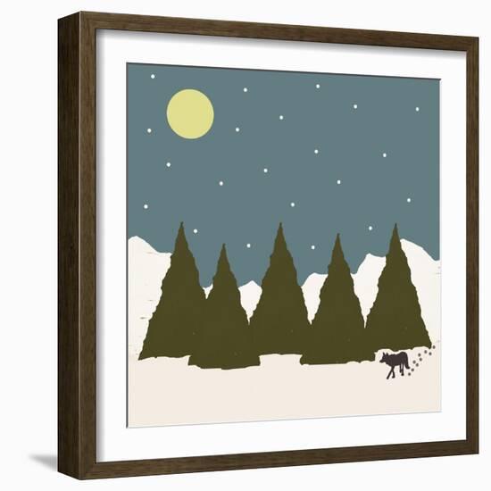 First Snowfall-Tammy Kushnir-Framed Giclee Print