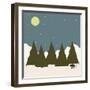 First Snowfall-Tammy Kushnir-Framed Giclee Print