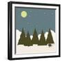 First Snowfall-Tammy Kushnir-Framed Giclee Print