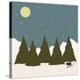 First Snowfall-Tammy Kushnir-Stretched Canvas