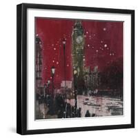 First Snows of Winter, Big Ben-Susan Brown-Framed Giclee Print