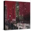 First Snows of Winter, Big Ben-Susan Brown-Stretched Canvas