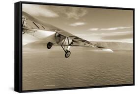 First Solo Transatlantic Flight, 1927-Detlev Van Ravenswaay-Framed Stretched Canvas