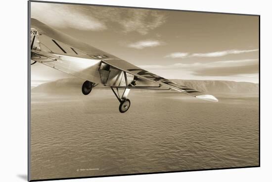 First Solo Transatlantic Flight, 1927-Detlev Van Ravenswaay-Mounted Photographic Print