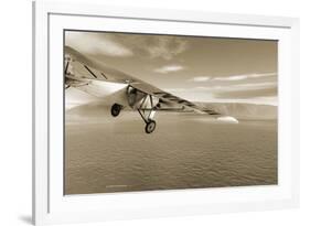 First Solo Transatlantic Flight, 1927-Detlev Van Ravenswaay-Framed Photographic Print