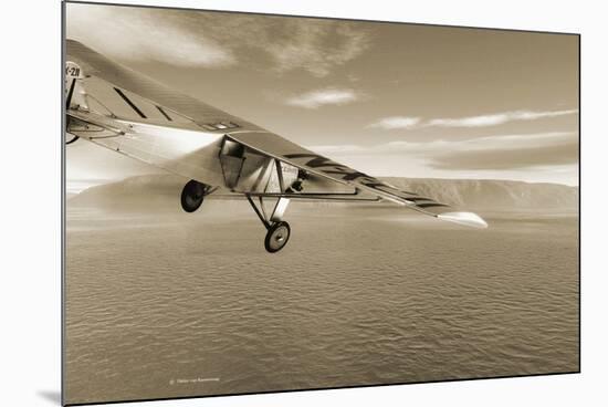 First Solo Transatlantic Flight, 1927-Detlev Van Ravenswaay-Mounted Photographic Print