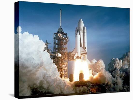 First Space Shuttle Launch on April 12, 1981-null-Stretched Canvas