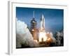 First Space Shuttle Launch on April 12, 1981-null-Framed Photo