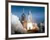 First Space Shuttle Launch on April 12, 1981-null-Framed Photo