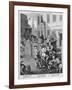 First Stage of Cruelty, 1751-William Hogarth-Framed Giclee Print