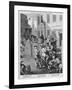 First Stage of Cruelty, 1751-William Hogarth-Framed Giclee Print