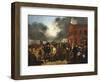 First State Election in Detroit, Michigan, c.1837-Thomas Mickell Burnham-Framed Giclee Print