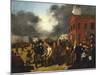 First State Election in Detroit, Michigan, c.1837-Thomas Mickell Burnham-Mounted Giclee Print