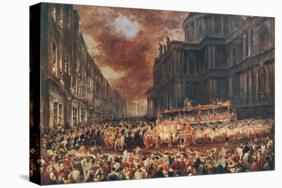 First State Visit of Queen Victoria to the City of London, 1837-Sir George Hayter-Stretched Canvas