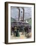 First Steamer Carrying Gold Out of Dawson City, Yukon Territory, 1898-null-Framed Giclee Print