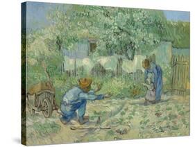 First Steps, after Millet, 1890-Vincent van Gogh-Stretched Canvas