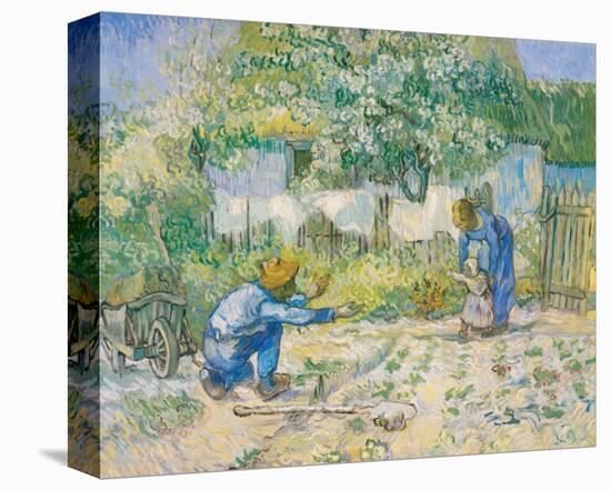 First Steps, c.1890-Vincent van Gogh-Stretched Canvas