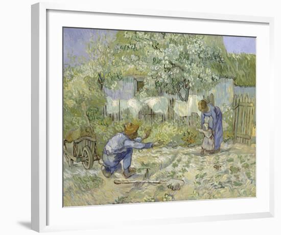 First Steps-Vincent Van Gogh-Framed Art Print