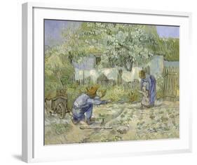 First Steps-Vincent Van Gogh-Framed Art Print