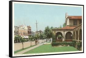 First Street, Albuquerque, New Mexico-null-Framed Stretched Canvas