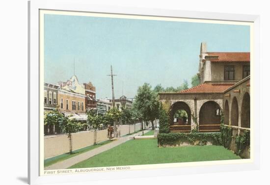 First Street, Albuquerque, New Mexico-null-Framed Art Print