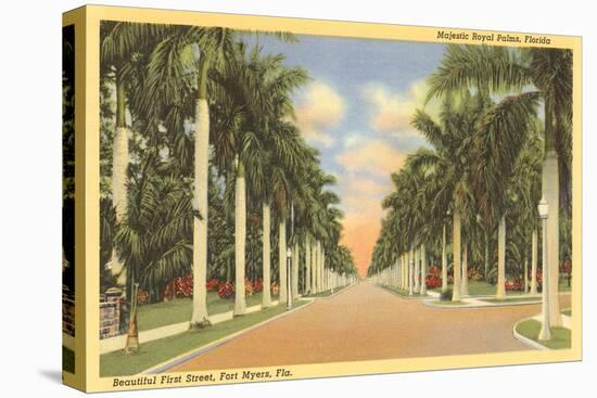 First Street, Ft. Myers, Florida-null-Stretched Canvas