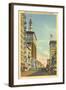 First Street, San Jose, California-null-Framed Art Print