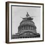 First Successful Us Army Helicopter Designed by Igor Sikorsky Flying Past the Capitol Dome-J^ R^ Eyerman-Framed Photographic Print