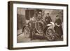 First Taxi-Cab in Liverpool, 1906-J.P. Wood-Framed Giclee Print