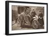 First Taxi-Cab in Liverpool, 1906-J.P. Wood-Framed Giclee Print