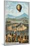 First Test Flight of a Hot Air Balloon at Annonay, France, 4 June, 1783-null-Mounted Giclee Print