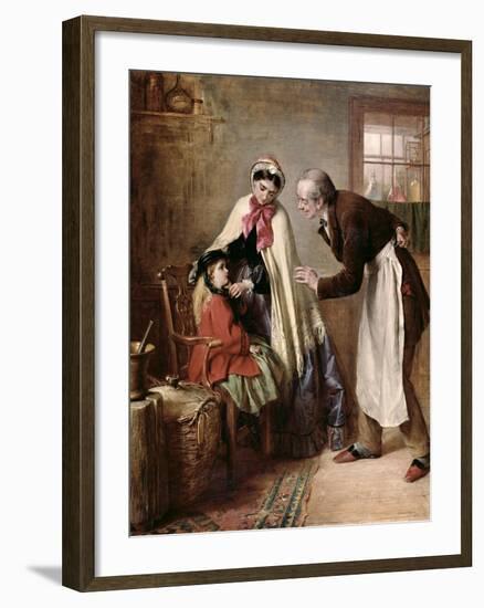 First Tooth, 1866-Edward Hughes-Framed Giclee Print