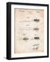 First Toothbrush Patent-Cole Borders-Framed Art Print