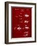 First Toothbrush Patent-Cole Borders-Framed Art Print