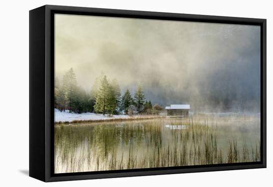 First Touch of Snow-Anne Schneidersmann-Framed Stretched Canvas