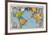 First Transatlantic Flight Between Spain and South America, January 1926-null-Framed Giclee Print