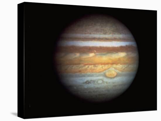 First True-Color Photo of Planet Jupiter Taken from Hubble Space Telescope-null-Stretched Canvas