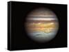 First True-Color Photo of Planet Jupiter Taken from Hubble Space Telescope-null-Framed Stretched Canvas