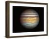 First True-Color Photo of Planet Jupiter Taken from Hubble Space Telescope-null-Framed Premium Photographic Print