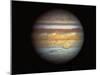 First True-Color Photo of Planet Jupiter Taken from Hubble Space Telescope-null-Mounted Premium Photographic Print