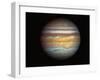 First True-Color Photo of Planet Jupiter Taken from Hubble Space Telescope-null-Framed Photographic Print