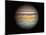 First True-Color Photo of Planet Jupiter Taken from Hubble Space Telescope-null-Mounted Photographic Print