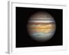 First True-Color Photo of Planet Jupiter Taken from Hubble Space Telescope-null-Framed Photographic Print