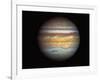 First True-Color Photo of Planet Jupiter Taken from Hubble Space Telescope-null-Framed Photographic Print