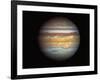 First True-Color Photo of Planet Jupiter Taken from Hubble Space Telescope-null-Framed Photographic Print