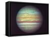 First True-Color Photo of Planet Jupiter Taken from Hubble Space Telescope-null-Framed Stretched Canvas