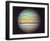 First True-Color Photo of Planet Jupiter Taken from Hubble Space Telescope-null-Framed Photographic Print