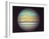 First True-Color Photo of Planet Jupiter Taken from Hubble Space Telescope-null-Framed Photographic Print